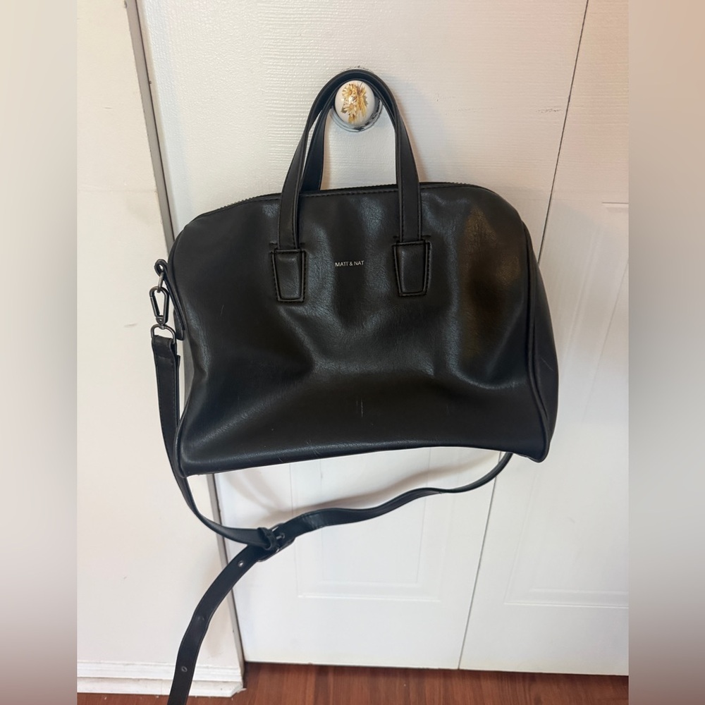 Matt & Nat Black Duffel Bag for Men